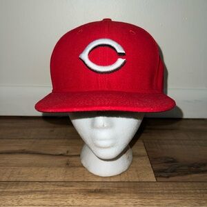 Cincinnati Reds New Era Pro Model 7 1/8 Fitted Baseball Cap